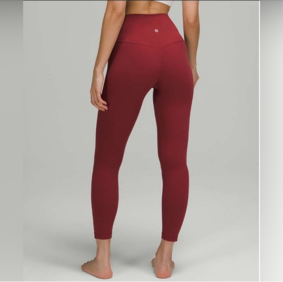lululemon athletica Pants - Lululemon Align High-Rise Pant 25"Mulled Wine size 0